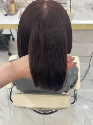 カラー 韓国ヘア🇰🇷🤍 Ruri루리🫧のヘアスタイル