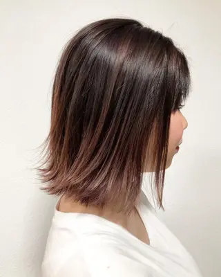 ミディアム カラー DAISUKE 美容師のヘアスタイル