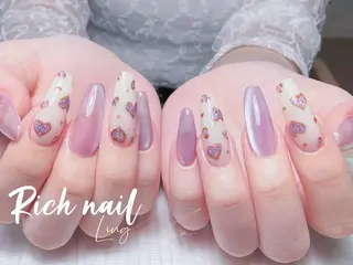 ネイル Rich Nail 🤲🏻梨央のネイルデザイン