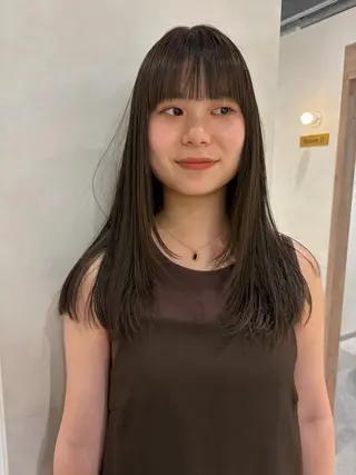 ミディアム カラー 砂原 ひよりのヘアスタイル