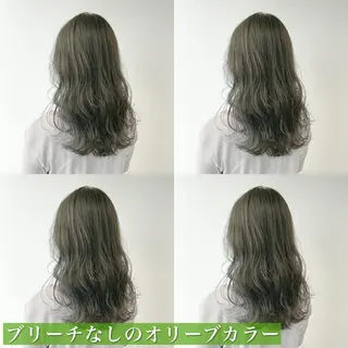 セミロング カラー navile原宿 yumaのヘアスタイル