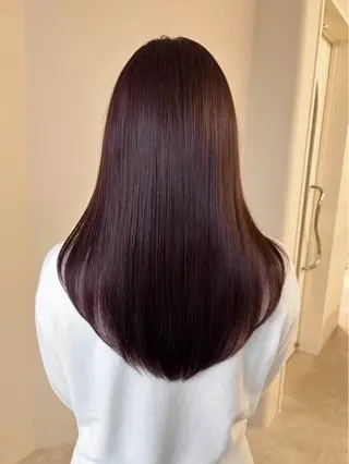 ロング カラー 藤野 胡桃のヘアスタイル
