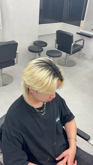 ショート カラー メンズ スパイキーショート/ 海外風特化/田代悠大のヘアスタイル