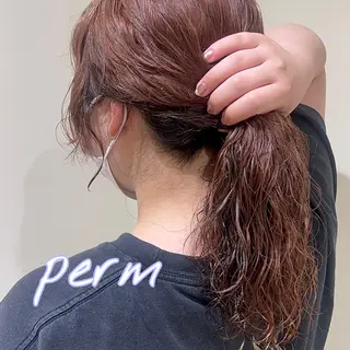 ロング パーマ パーマ/髪質改善 【榎本千夏】のヘアスタイル