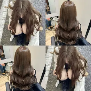 ロング カラー ブリーチなしカラー kana🐱のヘアスタイル