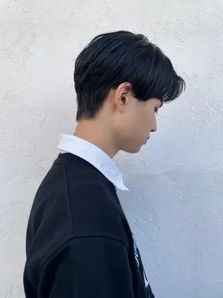 ショート メンズ 顔周りカット 【オノザワリョウ】のヘアスタイル