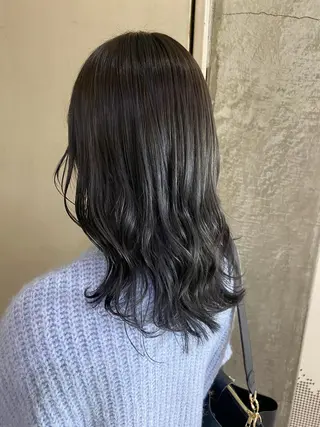 ミディアム カラー 清村 和音のヘアスタイル