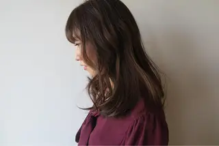 ロング カラー 中川 竜誠のヘアスタイル