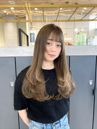 ロング つやカラー×髪質改善 /NAMIのヘアスタイル