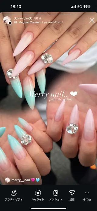 ネイル Merry nail .. ❤︎ Maiのネイルデザイン