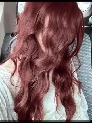 ロング カラー トレンド🇰🇷韓国 スタイル🤍りんのヘアスタイル
