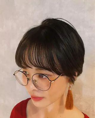 ショート レイヤーカット⭐︎ 韓国ヘア⭐︎YUKAのヘアスタイル
