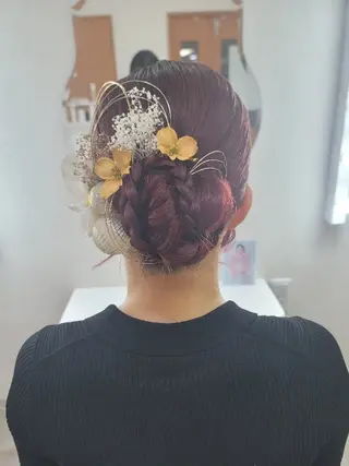 ロング ヘアアレンジ 渥美 寿美翔のヘアスタイル