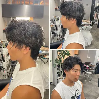 メンズ 🌹ミラクル美容師 🌹ブリーチくっぽのヘアスタイル