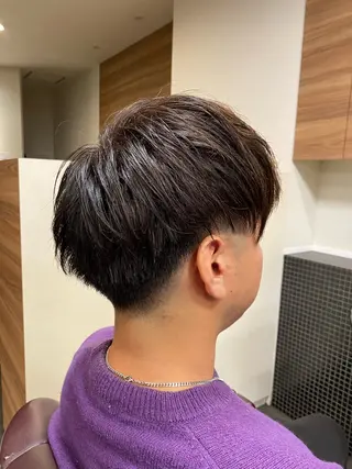 ショート メンズ メンズパーマモデル 大募集中のヘアスタイル
