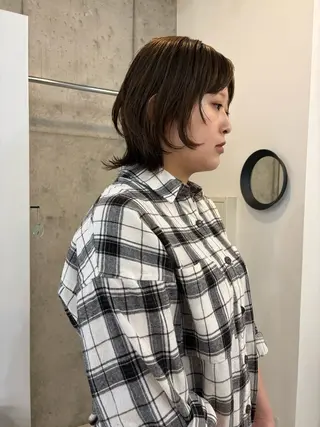 ミディアム カラー eri kinjoのヘアスタイル
