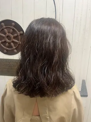 ミディアム パーマ 能登 光平のヘアスタイル