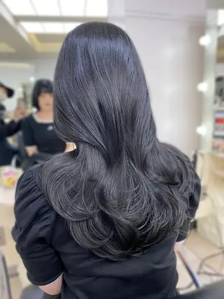 セミロング カラー 暗色カラー/レイヤー 🩶KAITOのヘアスタイル