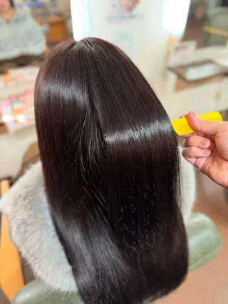 ロング カラー 💜推しインナー カラー/菊池柊真💜のヘアスタイル
