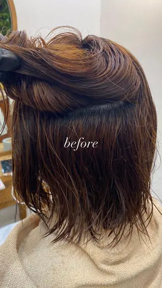 パーマ やました もえかのヘアスタイル