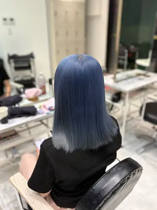 ロング カラー 色落ち綺麗🩰ハイ トーン🎀RINKAのヘアスタイル