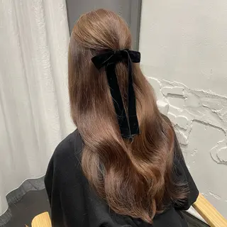 ロング カラー rion🌛 /都島/透明感カラーのヘアスタイル