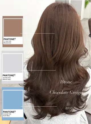 セミロング カラー Hina🫧透明感 /上品/モテ🫧のヘアスタイル