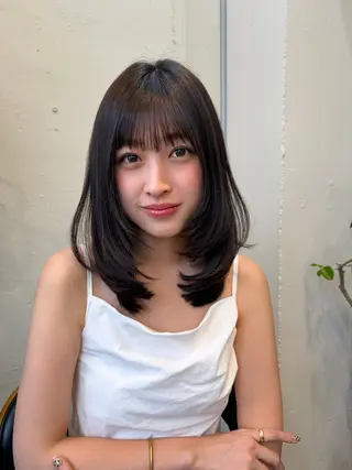ロング カラー momoka Jr.stylistのヘアスタイル