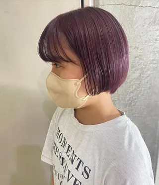 ミディアム カラー 清村 和音のヘアスタイル