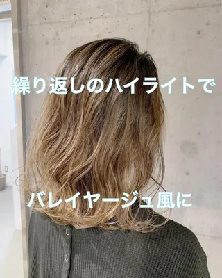 ミディアム カラー ✨森下 直弥✨ 店長🤩のヘアスタイル