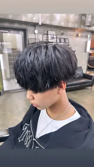 カラー パーマ 柴田 りかのヘアスタイル