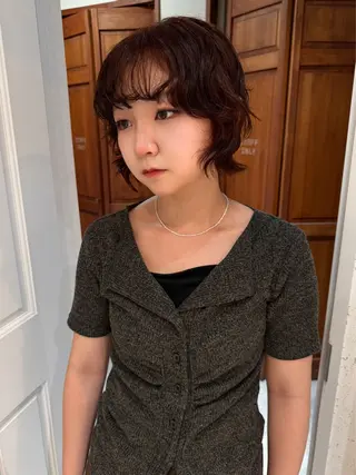 ショート カラー パーマ mai / linoah˚✧のヘアスタイル