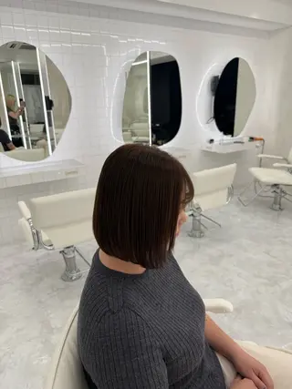 ショート カラー 透明感カラー 💋🩷りなのヘアスタイル