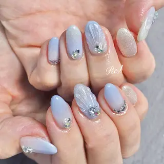 ネイル モチの良さ◉ フィルインネイル♡のネイルデザイン