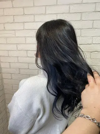ロング カラー ヨシダ フミノリのヘアスタイル