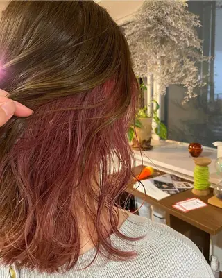 ミディアム 🫧透明感カラー× レイヤー🫧HARUのヘアスタイル