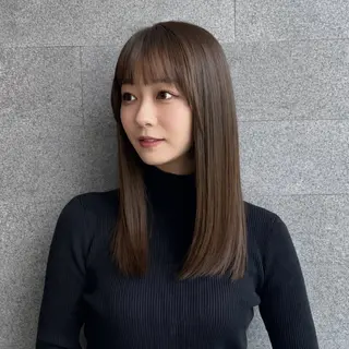 ロング カラー 艶カラー🤍/ 韓国ヘア🎀めいのヘアスタイル
