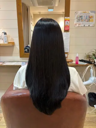 ロング カラー 阿佐ヶ谷 宇田川 かなのヘアスタイル