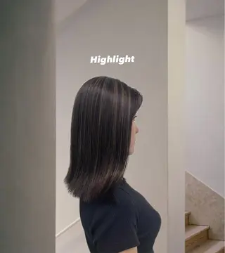 ミディアム カラー JUURI- Shionのヘアスタイル