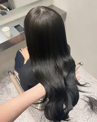 ロング カラー 【美髪矯正/絹髪】 🎀hinano🎀のヘアスタイル