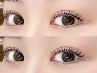マツエク・マツパ もえな🎀透明感 カラー💖まつパのマツエク・マツパデザイン