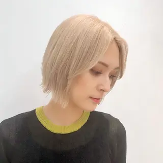 ショート 🦋高屋敷陸🦋 レイヤー/ハイトーンのヘアスタイル