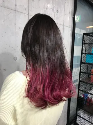 セミロング カラー パーマ ヘアアレンジ メンズ キッズ ネイル マツエク・マツパ サロンドミルク 渋谷高比良のヘアスタイル