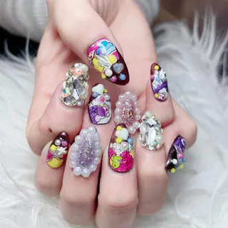 ネイル princess スカルプ専門店のネイルデザイン
