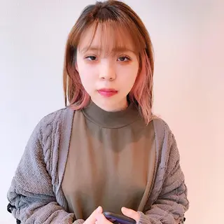 ロング カラー 中川 竜誠のヘアスタイル