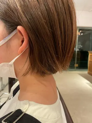ショート minatsu 東京の技術を京都でのヘアスタイル