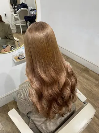 ロング mio♡ベージュ特化 🎀透明感カラーのヘアスタイル