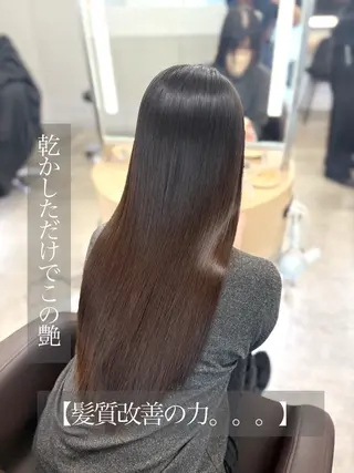 ロング カラー 銀座/美髪縮毛矯正 /髪質改善/山本翔華のヘアスタイル