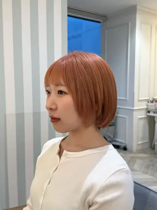 ショート カラー レイヤーカット/ 艶カラー🌙Rinoのヘアスタイル