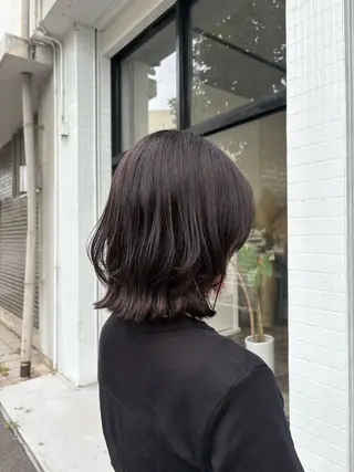 ミディアム カラー sol Amiのヘアスタイル